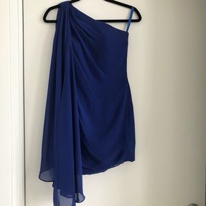 Royal blue dress